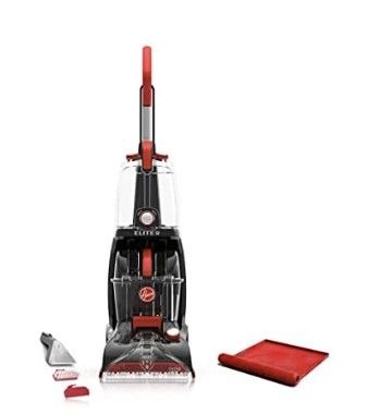 Photo 1 of Hoover Power Scrub Elite Pet Upright Carpet Cleaner, Lightweight Machine, Red, FH50251PC
