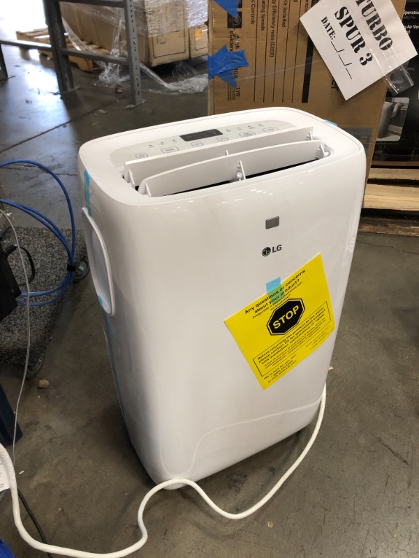 Photo 3 of LG 6,000 BTU (DOE) / 8,000 BTU (ASHRAE) Portable Air Conditioner, Cools 250 Sq.Ft. (10' x 25' room size), Quiet Operation, LCD Remote, Window Installation Kit Included, 115V
