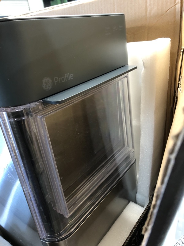 Photo 3 of GE Profile Opal 2.0 | Countertop Nugget Ice Maker with Side Tank | Ice Machine with WiFi Connectivity | Smart Home Kitchen Essentials | Stainless Steel
