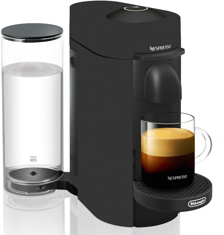 Photo 1 of Nespresso VertuoPlus Coffee and Espresso Machine by De'Longhi – Black Matte

