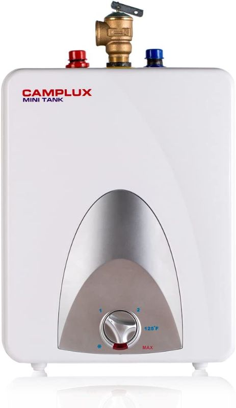 Photo 1 of Camplux ME25 Mini Tank Electric Water Heater 2.5-Gallon with Cord Plug,1.5kW at 120 Volts
