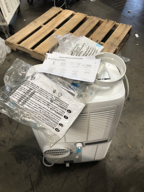 Photo 5 of 7,000 BTU (DOE) 115-Volt Portable Air Conditioner LP0721WSR Cools 300 Sq. Ft. with Dehumidifier Function and LCD Remote
