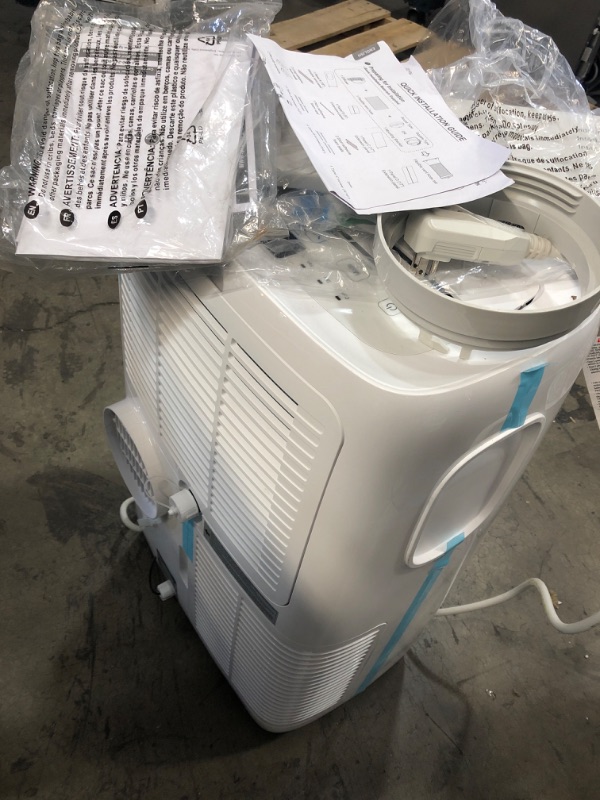 Photo 4 of 7,000 BTU (DOE) 115-Volt Portable Air Conditioner LP0721WSR Cools 300 Sq. Ft. with Dehumidifier Function and LCD Remote
