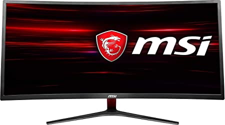 Photo 1 of MSI Non-Glare Ultrawide 21: 9 Screen 8ms 3440 X 1440 100Hz Freesync 3K Resolution 34" Curved Gaming Monitor (Optix MAG341CQ)
