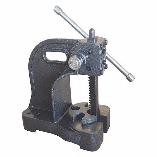 Photo 1 of ***PARTS ONLY*** Arbor Press: 1/2 ton Force in Tons, 6 1/2 in Swing (In.), 4 x 4 in, 9/16 to 1-1/16
