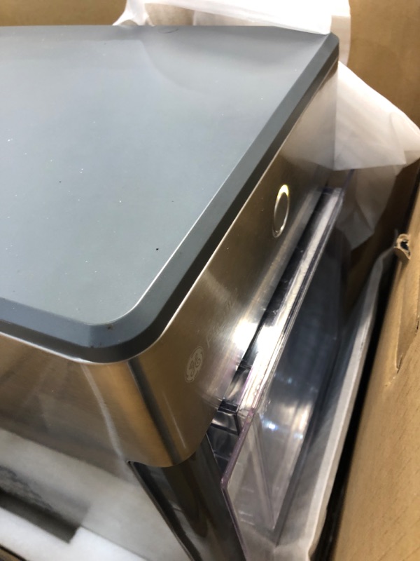 Photo 3 of GE Profile Opal | Countertop Nugget Ice Maker | Portable Ice Machine Complete with Bluetooth Connectivity | Smart Home Kitchen Essentials | Stainless Steel Finish | Up to 24 lbs. of Ice Per Day
