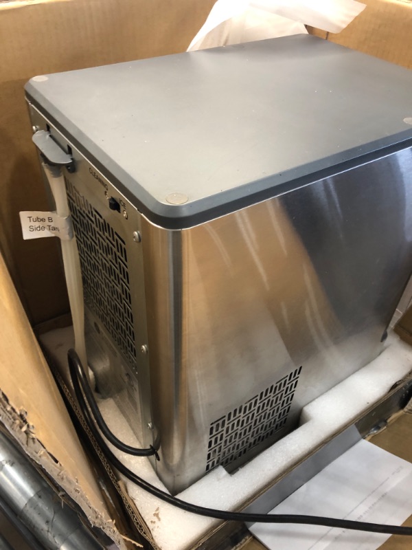 Photo 2 of GE Profile Opal | Countertop Nugget Ice Maker | Portable Ice Machine Complete with Bluetooth Connectivity | Smart Home Kitchen Essentials | Stainless Steel Finish | Up to 24 lbs. of Ice Per Day
