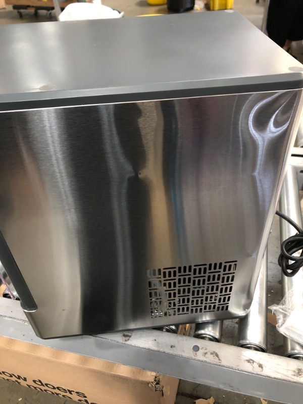 Photo 3 of GE Profile Opal | Countertop Nugget Ice Maker | Portable Ice Machine Complete with Bluetooth Connectivity | Smart Home Kitchen Essentials | Stainless Steel Finish | Up to 24 lbs. of Ice Per Day
