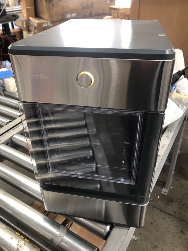 Photo 2 of GE Profile Opal | Countertop Nugget Ice Maker | Portable Ice Machine Complete with Bluetooth Connectivity | Smart Home Kitchen Essentials | Stainless Steel Finish | Up to 24 lbs. of Ice Per Day
