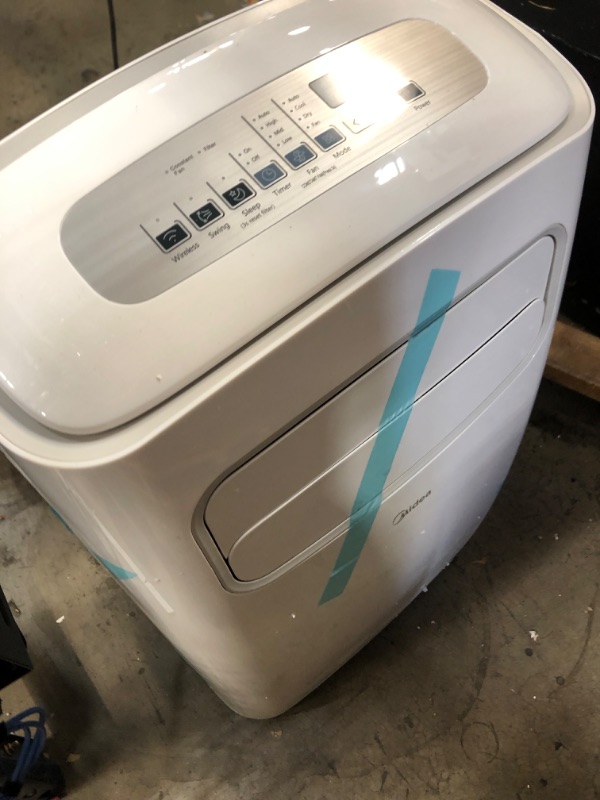 Photo 3 of Midea 14,000 BTU DOE (8,200 BTU SACC) Portable Air Conditioner, Cools up to 375 Sq. Ft., Works as Dehumidifier & Fan, Control with Remote, Amazon Alexa & Google Assistant
