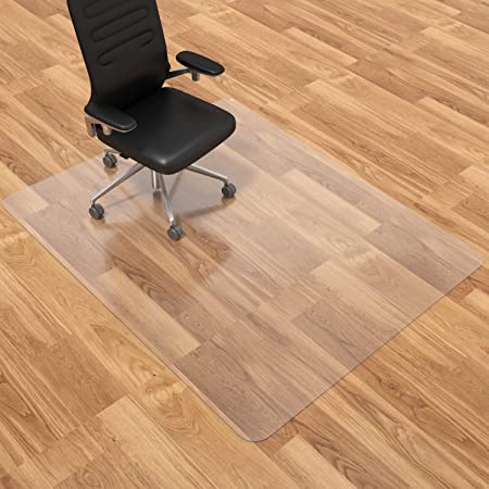 Photo 1 of 100pointONE Office Chair Mat for Hard Floors - 45'' x 53'' Desk Floor Mats for Hardwood Floor, Easy to Clean
