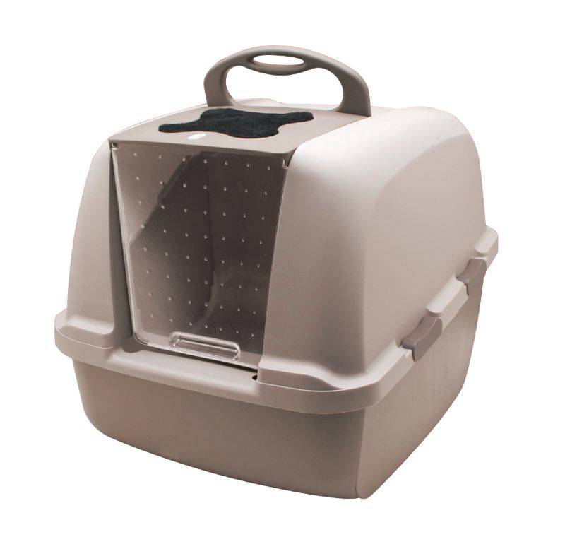 Photo 1 of Catit Jumbo Hooded Litter Pan - Gray
