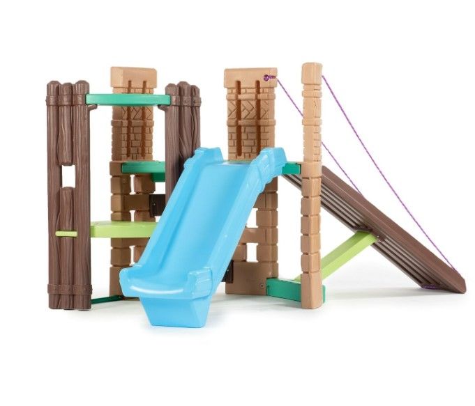 Photo 1 of Little Tikes 2-in-1 Castle Climber and Slide Multicolor (see notes)
