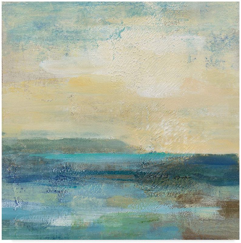 Photo 1 of 
Trademark Fine Art Sunset Beach I by Silvia Vassileva, 35x35-Inch Fine Art, Multicolor