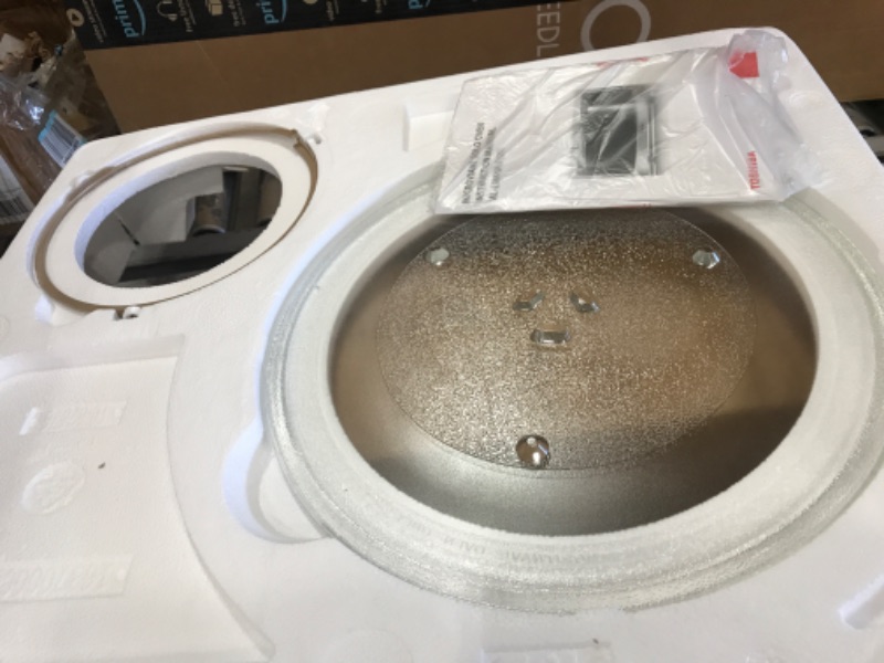 Photo 1 of ***PARTS ONLY***
Toshiba ML-EM45PIT(SS) Microwave Oven with Inverter Technology, LCD Display and Smart Sensor, 1.6 Cu.ft, Stainless Steel