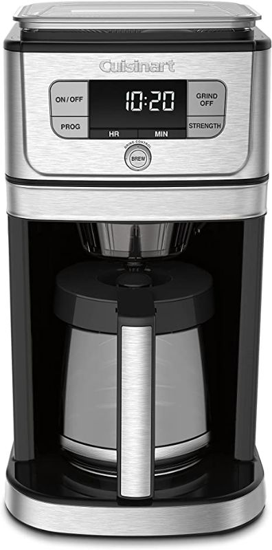 Photo 1 of Cuisinart DGB-800 Fully Automatic Burr Grind & Brew, 12-Cup Glass, Silver
