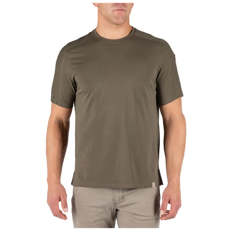 Photo 1 of 5.11 Tactical Men's Delta Short Sleeve Crew Shirt (Ranger Green) XS
