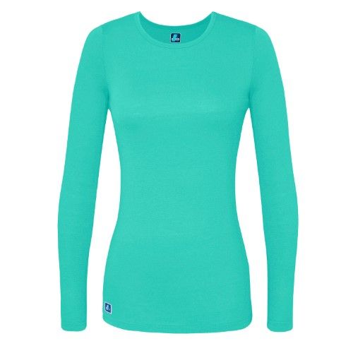 Photo 1 of Adar Women's Comfort Long Sleeve T-Shirt Underscrub Tee, Style 2974- SIZE MEDIUM 