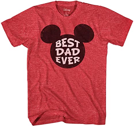 Photo 1 of Disney Mickey Mouse World's Best Dad Ever Disneyland Graphic Adult T-Shirt (large)
