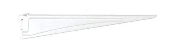 Photo 1 of **SET OF 2**
ShelfTrack 16 in. x .5 in. White Shelf Bracket
