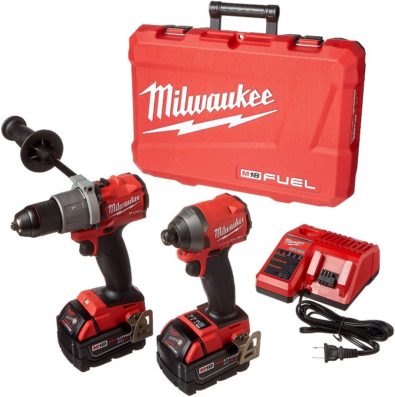 Photo 1 of **INCOMPLETE**
Milwaukee Electric Tools 2997-22 Hammer Drill/Impact Driver Kit
