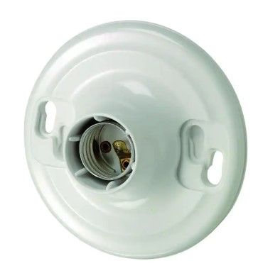 Photo 1 of **BUNDLE OF 20**
Plastic Keyless Lamp Holder
