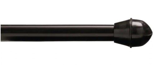 Photo 1 of **SET OF 2**
28 in. Oil Rubbed Bronze Standard Cafe Rod 5/8 in. Dia
