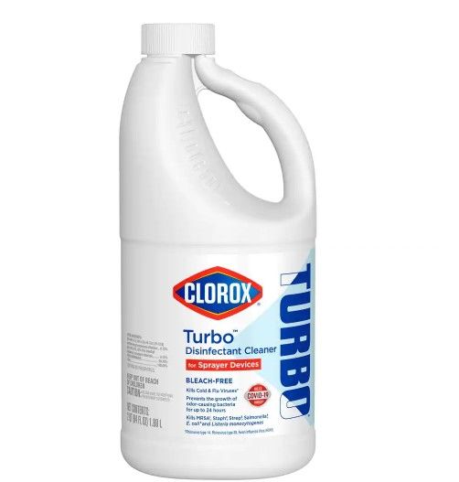 Photo 1 of **PACK OF 4**
Turbo 64 oz. Bleach-Free Disinfectant Cleaner for Sprayer Devices
