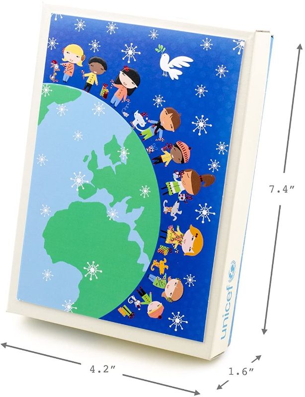 Photo 1 of 3 boxes
Hallmark UNICEF Boxed Christmas Cards, Children Around the World (20 Cards and 21 Envelopes ea. box)
