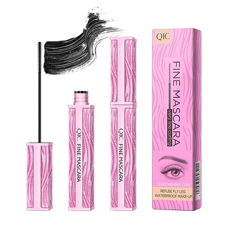 Photo 1 of 2 QIC Shine Series, Black Mascara with Small Brush Head,Slender Curling, Waterproof, Sweat-Proof, no Smudging&Quick-Drying also Suitable for Hard-to-Reach Lower Lashes, Rejects Fly Legs
