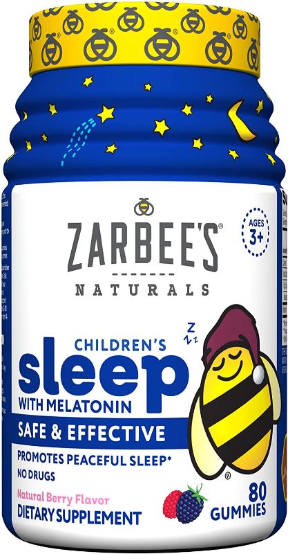 Photo 1 of ***NON-REFUNDABLE***
BEST BY 02/23
Zarbee's Kids Melatonin Gummy, Drug-Free & Effective Bedtime Childrens Sleep Aid Supplement, Natural Berry Flavored, Multi-Colored, 80 Count Gummies
