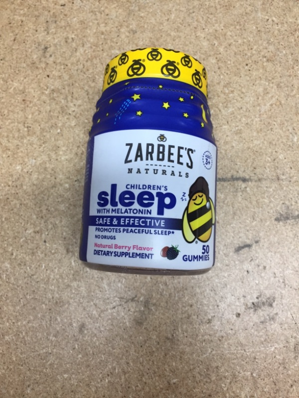 Photo 2 of ***NON-REFUNDABLE***
BEST BY 02/23
Zarbee's Kids Melatonin Gummy, Drug-Free & Effective Bedtime Childrens Sleep Aid Supplement, Natural Berry Flavored, Multi-Colored, 80 Count Gummies
