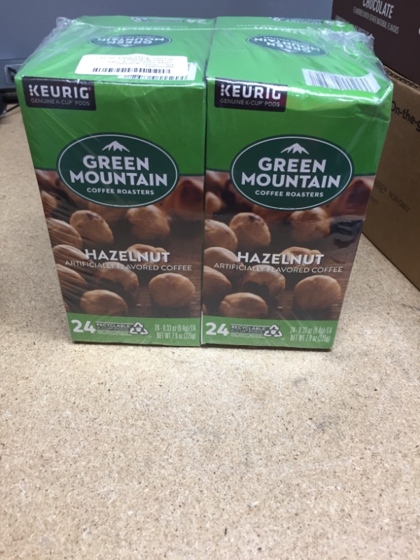 Photo 1 of **NON-REFUNDABLE**
BEST BY 12/23
Green Mountain Coffee Roasters Hazelnut, Single-Serve Keurig K-Cup Pods, Flavored Light Roast Coffee, 48 Count
