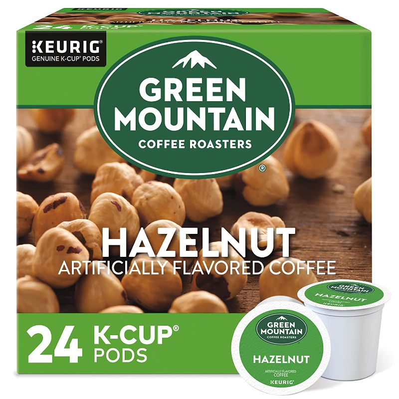 Photo 1 of **NON-REFUNDABLE**
BEST BY 12/23
Green Mountain Coffee Roasters Hazelnut, Single-Serve Keurig K-Cup Pods, Flavored Light Roast Coffee, 48 Count

