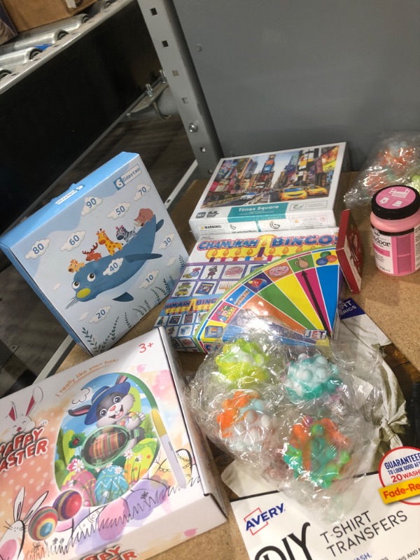 Photo 1 of BUNDLE OF ASSORTED TOYS- PUZZLES, PAINT- SOLD AS IS, NO RETURNS, NONREFUNDABLE 