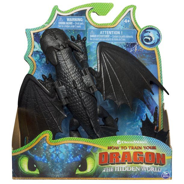 Photo 1 of DreamWorks Dragons Toothless Dragon with Moving Parts Action Figure (8.25")
