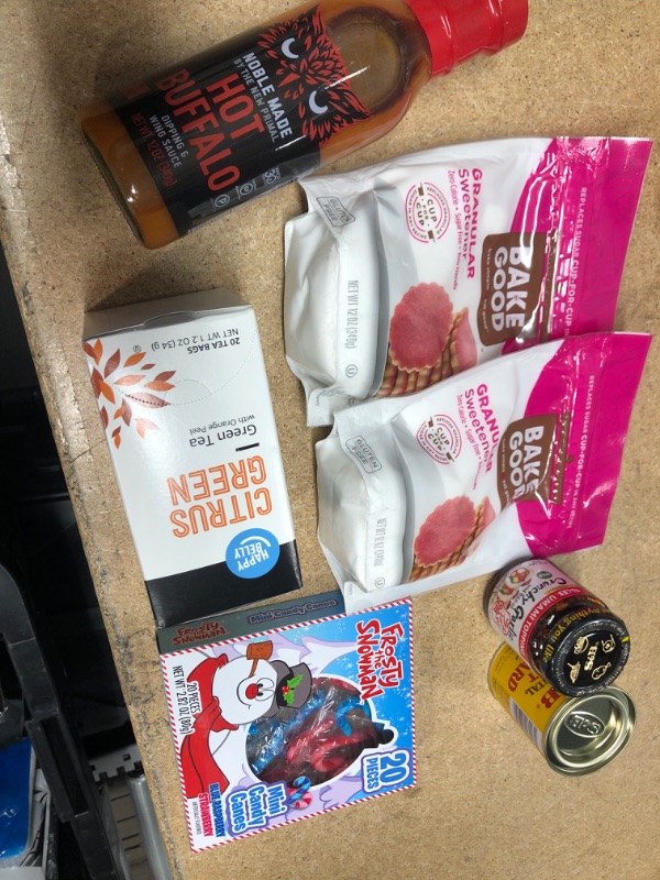 Photo 1 of **NO REFUNDS/RETURNS** BB:05/2022*-Bundle of Assorted Foods candy, sauce, granular sweetener, etc. 
