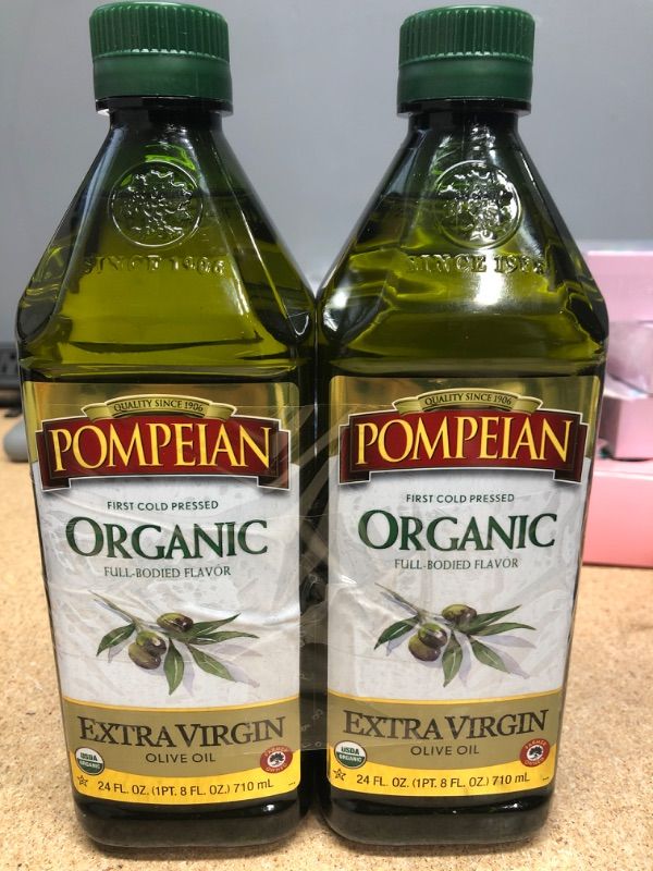 Photo 1 of **NO REFUNDS/RETURNS* -BB:06/2022*- Pompeian USDA Organic Robust Extra Virgin Olive Oil,24 FL. OZ.
