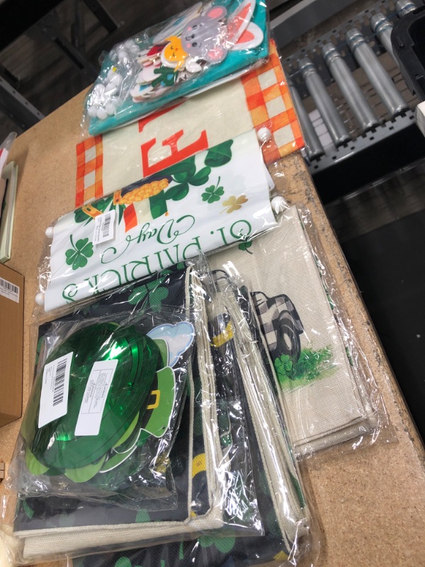 Photo 1 of **NO REFUNDS/RETURNS** Bundle of Assorted Holiday Decorations st. Patrick's, thanksgiving, Easter
