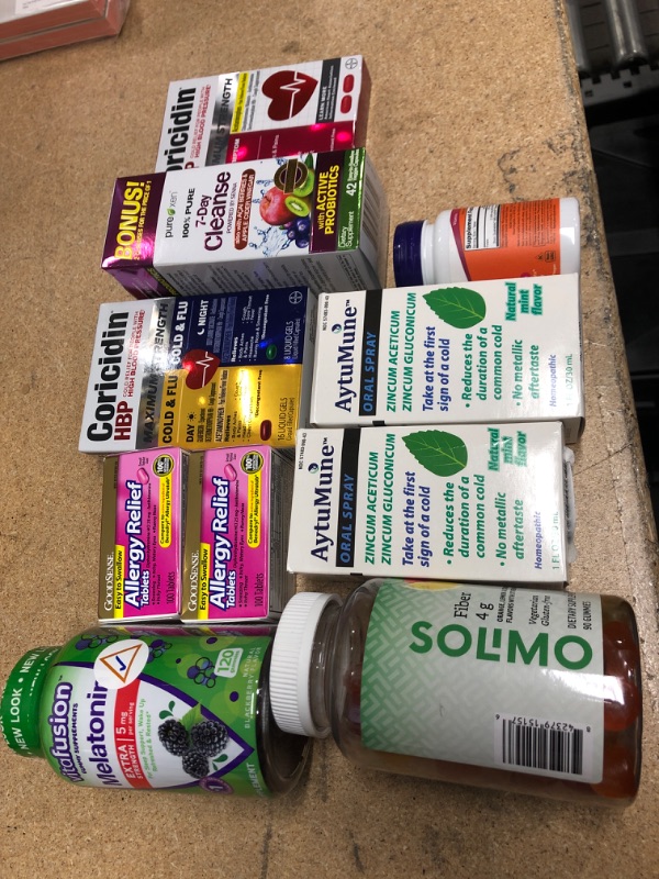 Photo 1 of **NO REFUNDS/RETURNS**bb:06/2022*  Bundle of Assorted Of medications, vitamins, etc. 
