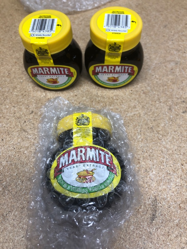 Photo 2 of **non-refundable**
best by 5/22
3 Marmite Yeast Extract, 125g
