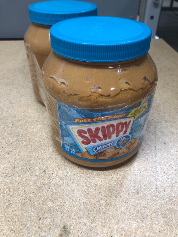 Photo 2 of ***non-refundable**
best by 5/22/22
2 Skippy Creamy Peanut Butter, 64 Ounce
