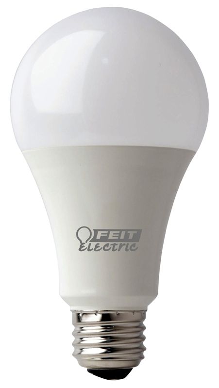 Photo 1 of 2 Feit Electric
100-Watt Equivalent A19 Dimmable CEC Title 24 Compliant LED ENERGY STAR 90+ CRI Light Bulb, Bright White (2-Pack)