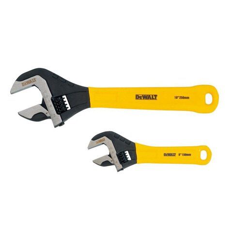 Photo 1 of "DeWALT DWHT75497 2 Piece Dip Grip Adjustable Wrench Pack"
**PREVIOUSLY OPENED**