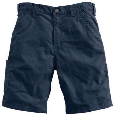 Photo 1 of Carhartt Men's Cotton Loose Fit Canvas Utility Work Short | Navy | 36W
