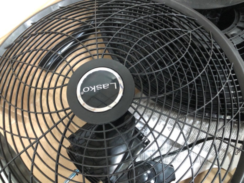 Photo 1 of Lasko Elegance & Performance Pedestal Fan, 18 Inch, Black 