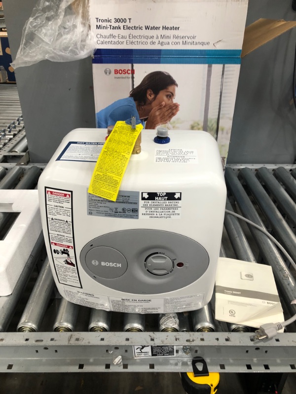 Photo 1 of Bosch Electric Mini-Tank Water Heater Tronic 3000 T 2.5-Gallon (ES2.5) - Eliminate Time for Hot Water - Shelf, Wall or Floor Mounted