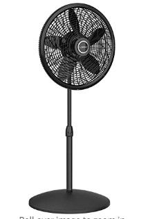 Photo 1 of Lasko Elegance & Performance Pedestal Fan, 18 Inch, Black 