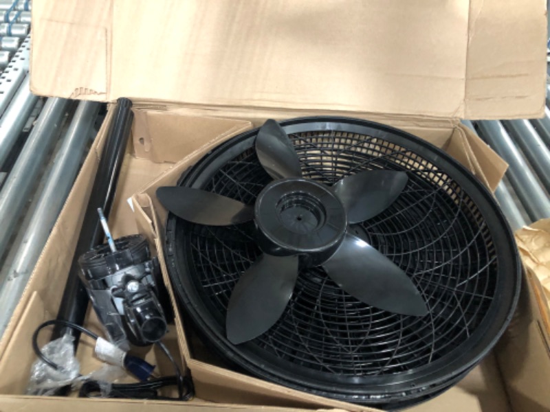 Photo 1 of Lasko Elegance & Performance Pedestal Fan, 18 Inch, Black 