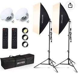 Photo 1 of Softbox Lighting Kit, skytex Continuous Photography Lighting Kit